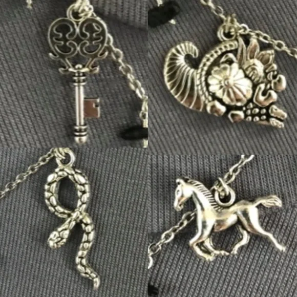 "Hades: God of the Underworld" Pluto Greek Roman Mythology Handmade Necklace - Picture 4 of 14